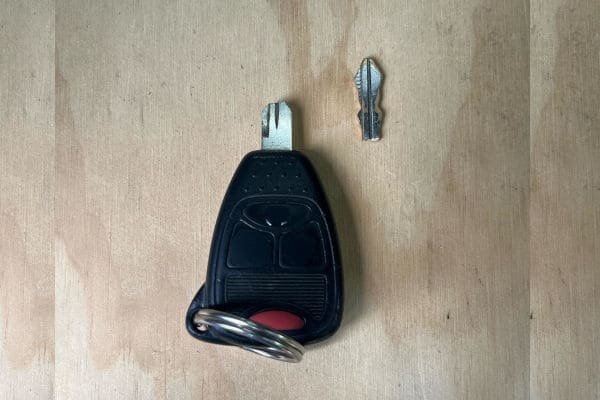 Broken Car Key